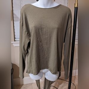 Women's Zara Open Back Blouse Top size M